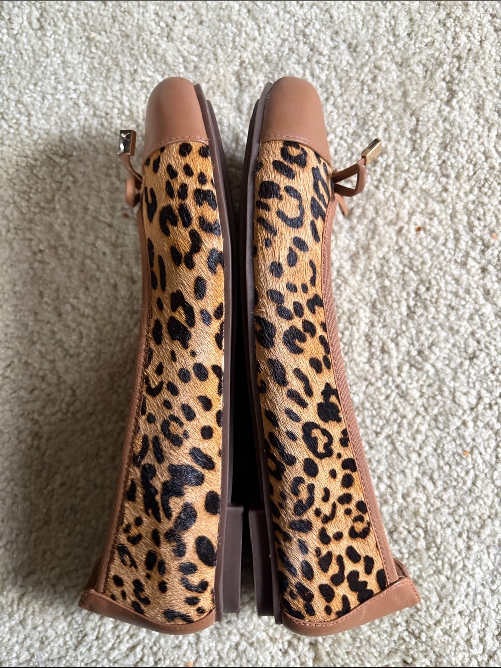 Vionic “Minna” Leopard-Print Ballet Flats in Tan/Brown - Picture 5 of 11